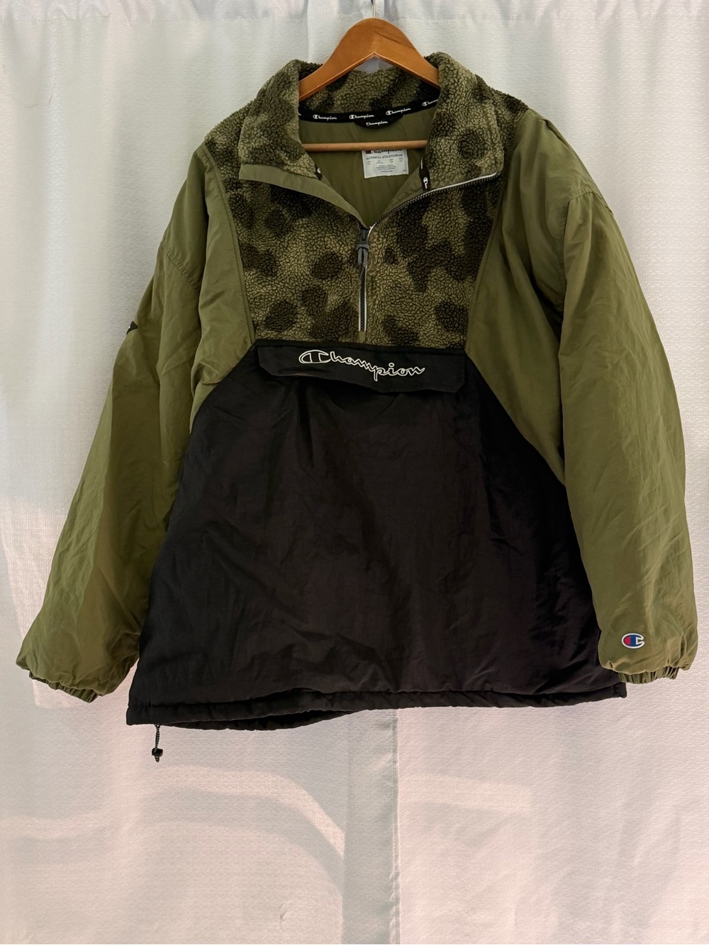 NWOT Champion Quarter Zip Puffer
